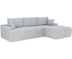 Juskys Kampinė sofa Coredo 250x56x155 cm šviesiai pilka dešinė ottoman dalis