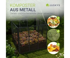 Juskys Komposteris 450L 80x80x70 cm juodas