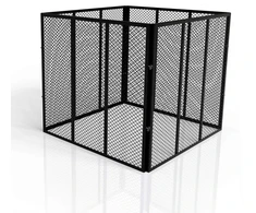 Juskys Komposteris 450L 80x80x70 cm juodas