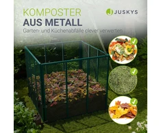 Juskys Komposteris 800L 80x80x70 cm tamsiai žalias
