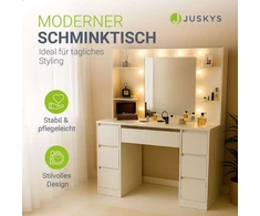 Juskys Komedonas Homestar Malia 107x40x140 cm baltas