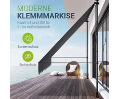 Juskys Markizė Kapstadt 350x120 cm Pilka
