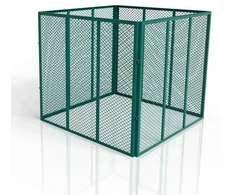 Juskys Metalo kompostavimo dėžė 450L 80x80x70 cm tamsiai žalias