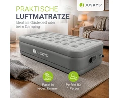 Juskys Oro čiužinys Sapri M 191x91x44 cm pilka/anglies spalva