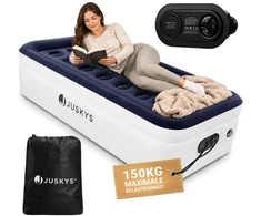 Juskys Oro čiužinys Sapri M 191x91x44 cm mėlynas/baltas