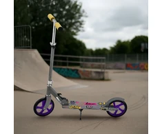 Juskys Paspirtukas Graffity reguliuojama rankena 96–106 cm pilka