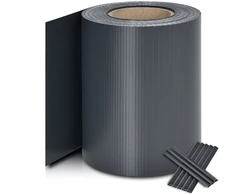 Juskys Privatumo tvoros juosta PVC 35 m 19 cm antracito spalvos