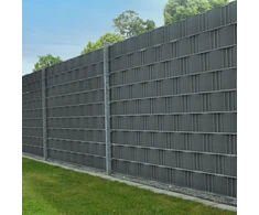 Juskys Privatumo tvoros juostos 3 vnt. 35x0,19 m antracito spalvos