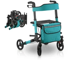 Juskys Rollator Vital 63x68x80-94 cm pilka/juoda