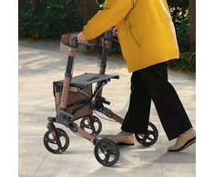 Juskys Rollator Vital 63x68x80-94 cm rudas