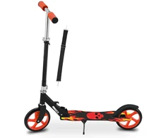 Juskys Paspirtukas Homestar Fire 88 cm juoda/raudona
