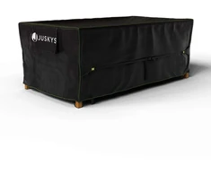 Juskys Sodo baldų uždangalas CoverSafe Pro 210x110x75 cm juodas