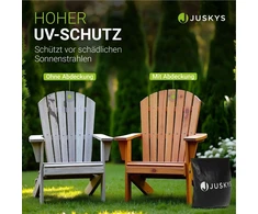 Juskys Sodo baldų uždangalas CoverSafe Pro 120x90x75 cm juodas