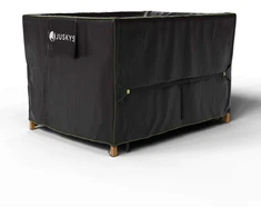 Juskys Sodo baldų uždangalas CoverSafe Pro 120x90x75 cm juodas
