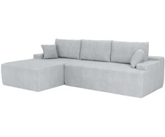 Juskys Sofa Coredo 250x56x155 cm Šviesiai pilka korduro medžiaga