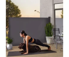 Juskys Šoninė markizė Dubai 500x180 cm tamsiai pilka