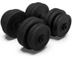 Juskys Svarmenų rinkinys 30 kg juodas