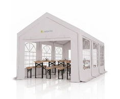 Juskys Šventinė palapinė Gala 3x6 m balta