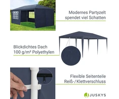 Juskys Šventinė palapinė Homestar 3x6x2.5 m mėlyna