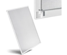 Juskys Tinklelis nuo vabzdžių su aliuminio rėmu 80x100 cm baltas