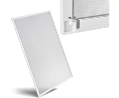 Juskys Tinklelis nuo vabzdžių su aliuminio rėmu 80x100 cm baltas