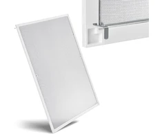 Juskys Tinklelis nuo vabzdžių su aliuminio rėmu 80x100 cm baltas