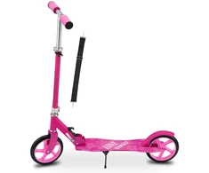Juskys Vaikiškas paspirtukas Homestar Girl Power 88x37x96-106 cm rožinis