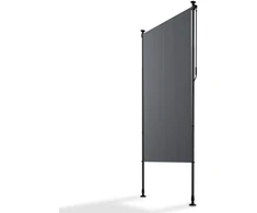Juskys Vertikalus markizės uždangalas Barbados 120x310 cm pilkas