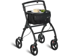 Juskys Vidaus vaikštynė su transportavimo krepšiu 56x66x90-103 cm juoda