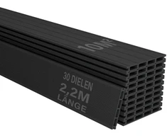 Juskys WPC terasos lentos 10 m² antracito spalvos
