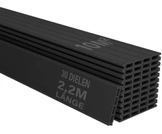 Juskys WPC terasos lentos 10 m² antracito spalvos