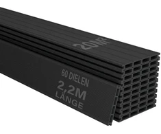 Juskys WPC terasos lentos 20 m² antracito spalvos