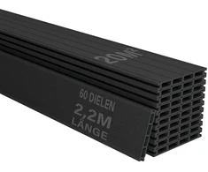 Juskys WPC terasos lentos 20 m² antracito spalvos