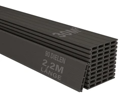 Juskys WPC terasos lentos, 30 m², pilkas
