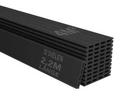 Juskys WPC terasos lentos 4 m² antracito spalvos