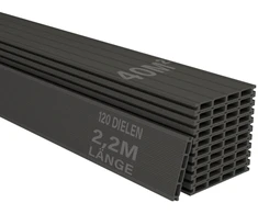 Juskys WPC terasos lentos, 40 m², pilkas