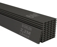 Juskys WPC terasos lentos 6 m² pilkos spalvos