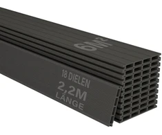 Juskys WPC terasos lentos 6 m² pilkos spalvos