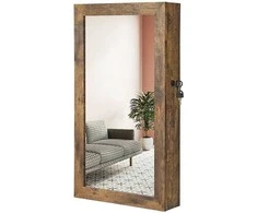 Papuošalų spintelė SONGMICS 37x10x67 cm, vintage ruda