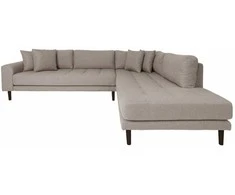House Kampinis sofa, Lido, Akmuo, Juodos medinės kojos