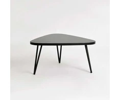 Kavos staliukas Adesso, 68 x 35 x 73 cm, juoda