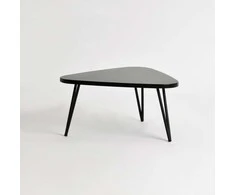 Kavos staliukas Adesso, 68 x 35 x 73 cm, juoda