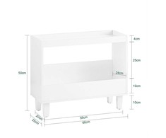 Kavos staliukas, SoBuy FBT147-W, 60x25x50 cm