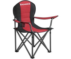 Songmics Campingstuhl raudona