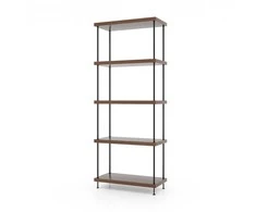 KNYGA Promotions Ekrano Stovas, 5 Pakopų, 59.7x29.2x147.3 cm, Rudas