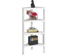 KNYGA Promotions Kampinė lentyna 46x25x99 cm balta, sandėliavimui