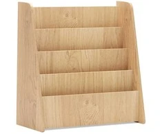 KNYGA Promotions Knygų lentyna, 57.5x26.5x59 cm, Natūrali balta