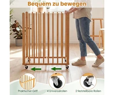 KNYGA Promotions Lentynų stovas daiktams 75x40x81 cm natūralus