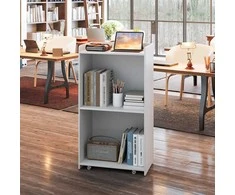 KNYGA Promotions Podiumo stovas, 57.2x36.8x104.1 cm, balta, su laikymo vieta