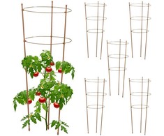 Kodustaar 6 apvalių rudų atramų augalams rinkinys, 76 cm
